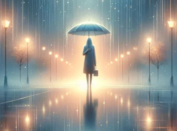 비 오는 날 우산을 들고 있는 꿈은 무슨 뜻일까요? 꿈과 해석