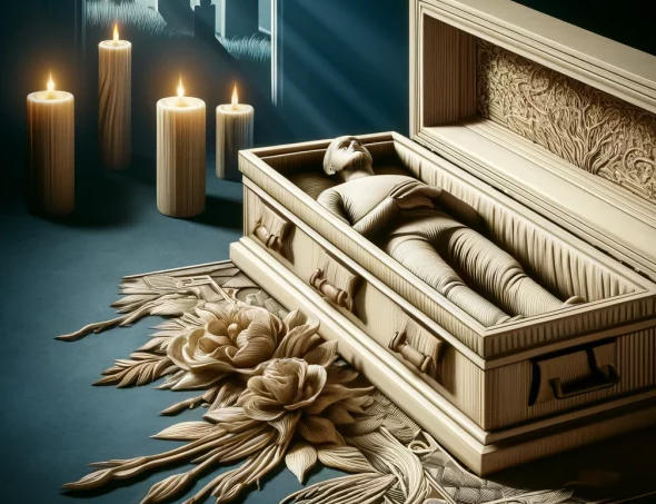 관 속에 누워 있는 죽은 사람을 꿈꾼다는 것은 무슨 의미일까요?